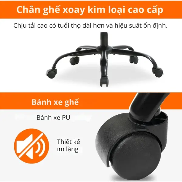 Ghế gaming FWD OC 1688 White Black