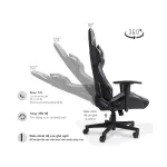 Ghế gaming S-RACER Black White