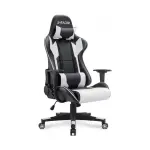 Ghế gaming S-RACER Black White