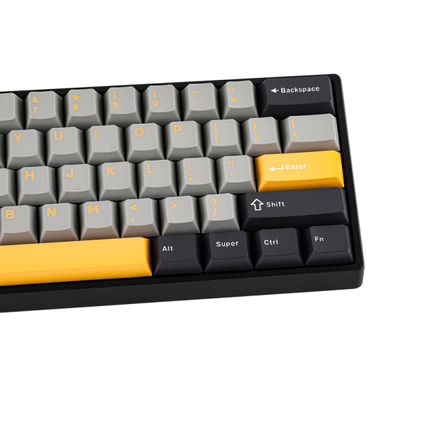 Bàn Phím Cơ Gaming Aula Win60HE Max Có Dây (68 Phím/ Đen + xám + vàng/ Wing Chun Magnetic Switch / Rapid Trigger)