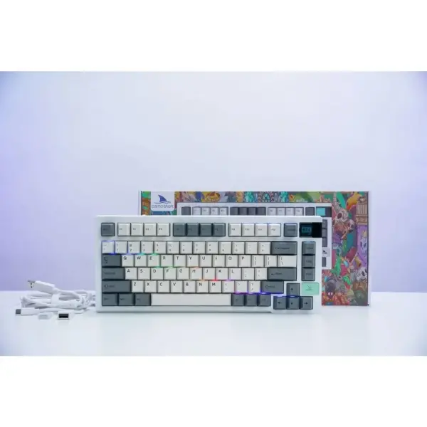 Bàn phím cơ Darmoshark K8 Trio-mode Mechanical Keyboard Numpad KB-DMS-000002