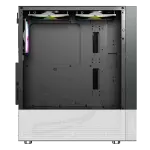 CASE MAGIC GM-04 AIR BLACK AND WHITE GLASS 3 FAN (ATX)
