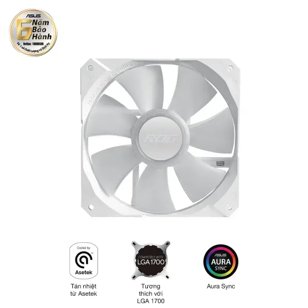 TẢN NHIỆT NƯỚC ASUS ROG STRIX LC II 360 ARGB WHITE EDITION