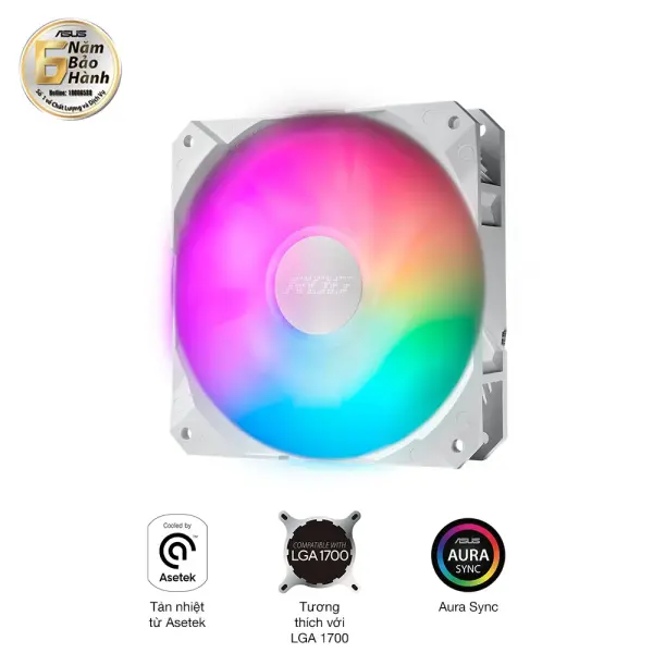 TẢN NHIỆT NƯỚC ASUS ROG STRIX LC II 360 ARGB WHITE EDITION