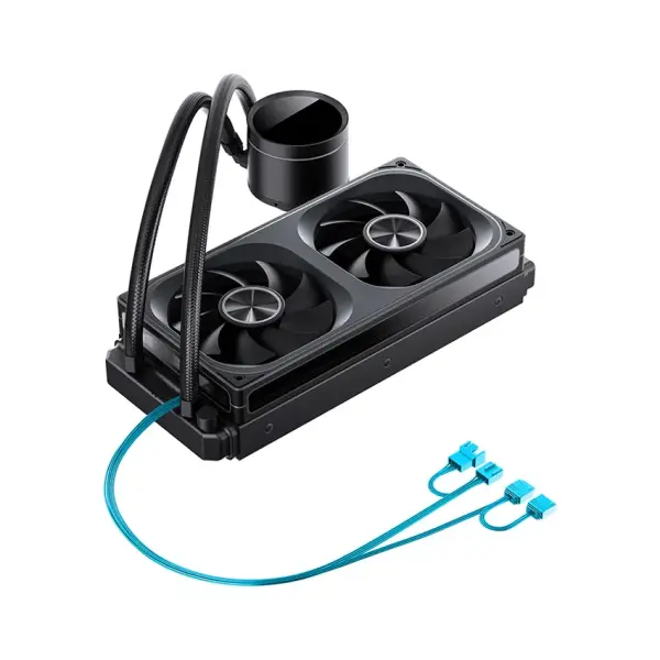 Tản nhiệt nước Jonsbo TH-240 Black (ARGB, Hiển Thị Nhiệt Độ)