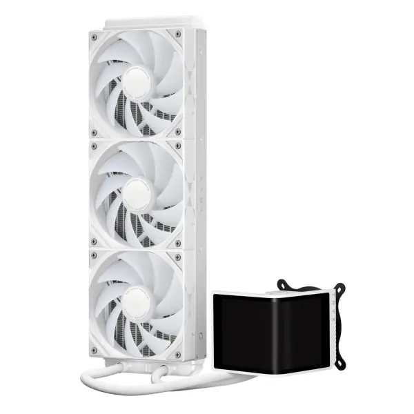 Tản nhiệt nước TRYX PANORAMA SE ARGB 360 ARGB WHITE (Màn hình 3D 6.5"/Bơm Asetek Adela)