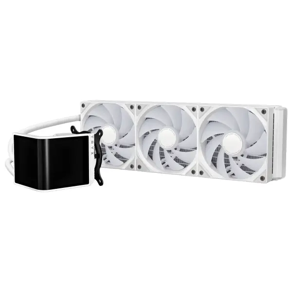 Tản nhiệt nước TRYX PANORAMA SE ARGB 360 ARGB WHITE (Màn hình 3D 6.5"/Bơm Asetek Adela)