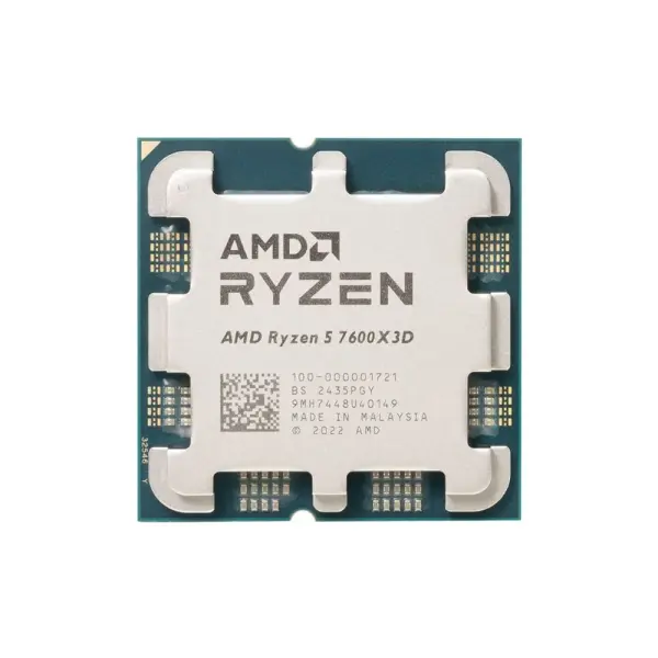 CPU AMD RYZEN 5 7600X3D (UP TO 4.7 GHZ, 102MB CACHE, 6 NHÂN 12 LUỒNG, AM5)