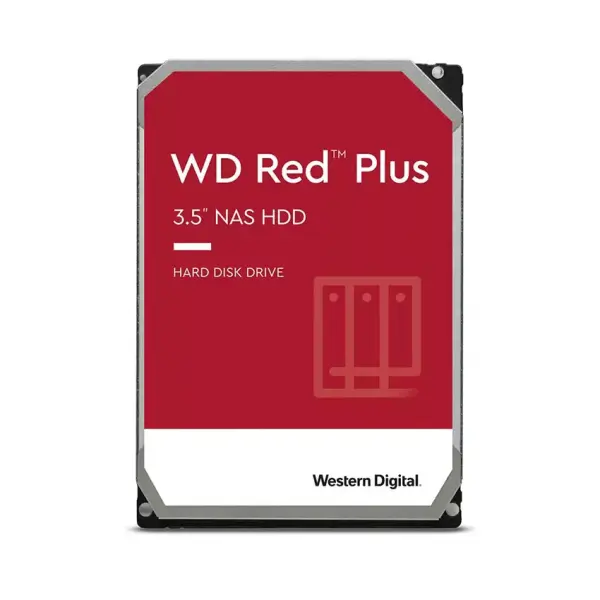 Ổ cứng HDD WD 2TB Red Plus 3.5 inch, 5400RPM, SATA, 64MB Cache (WD20EFPX)