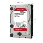 Ổ cứng HDD WD 8TB Red Plus 3.5 inch, 5400RPM, SATA, 256MB Cache (WD80EFZZ)