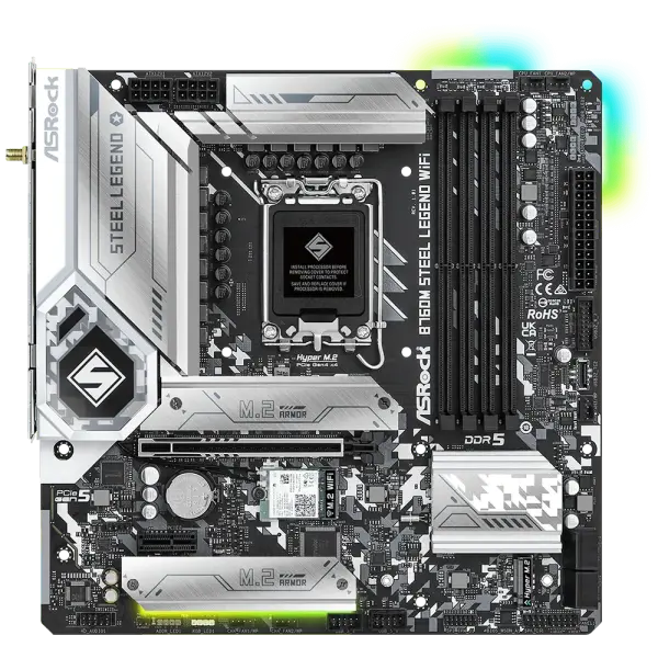 MAINBOARD ASRock B760M STEEL LEGEND WIFI DDR5