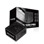 NGUỒN AIGO CK550 PRO 500W/ 80+ EFICIENCY ( DÂY CÁP ĐEN DẸT)