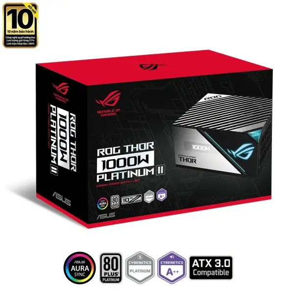 Nguồn Asus ROG Thor 1000P2 1000W 80 Plus Platinum - Full Modular