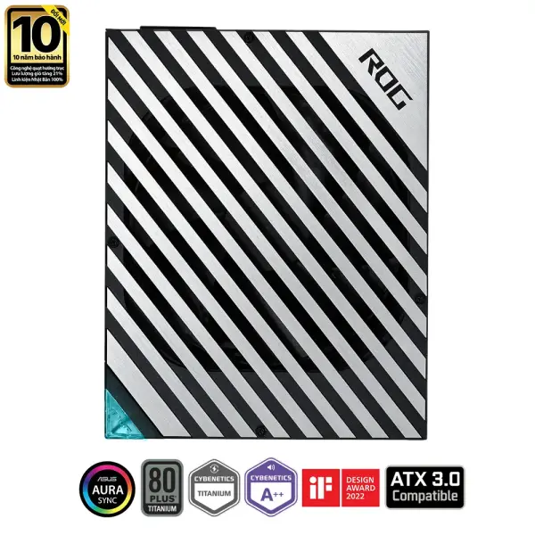 Nguồn Asus Rog Thor 1600T Gaming 1600W 80 Plus Titanium - Full Modular