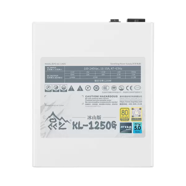NGUỒN SEGOTEP SG-1350G KL1250W (1250W/ 80 PLUS GOLD /ATX 3.0, PCIE 5.0/FULL MODULAR)