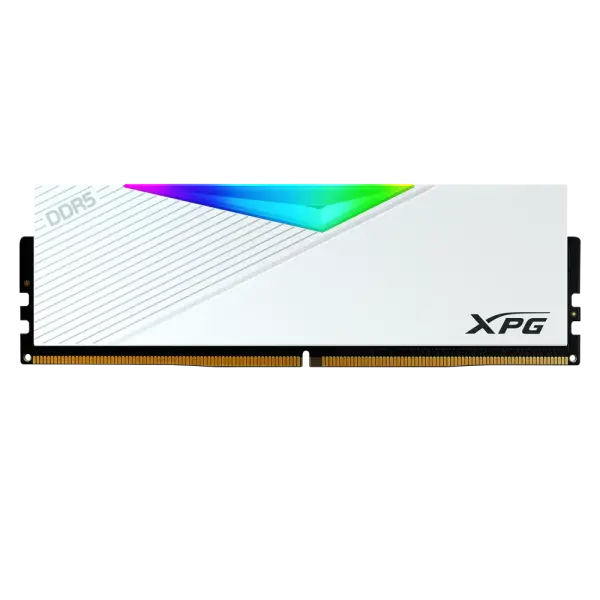 RAM D5 ADATA LANCER RGB 16GB (1X16) 6000MHZ WHITE (AX5U6000C3016G-CLARWH) LCR