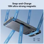Sạc dự phòng 20W Joyroom PBM08 ultra thin metal magnetic wireless charging dùng cho điện thoại không dây iPhone, Samsung