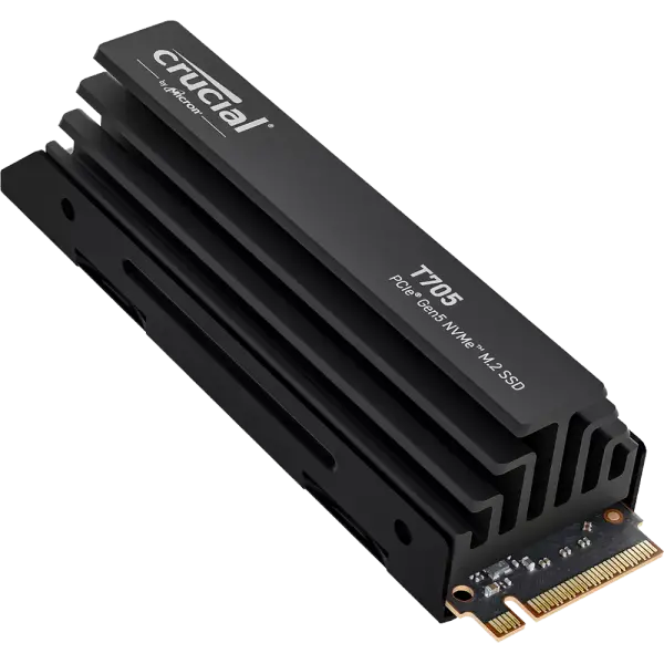 SSD Crucial 1TB T705 M.2 PCIe Gen5 x4 NVMe With Heatsink CT1000T705SSD5