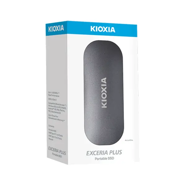 Ổ cứng SSD di động KIOXIA 1TB EXCERIA PLUS PORTABLE - LXD10S001TG8