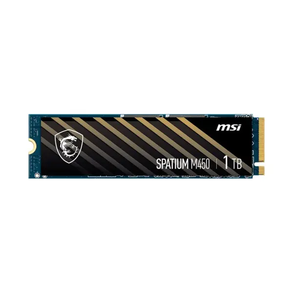 SSD MSI SPATIUM M450 1TB V1 M.2 2280 PCIe Gen4 x4 NVMe SPATIUM-M450-1TB-V1