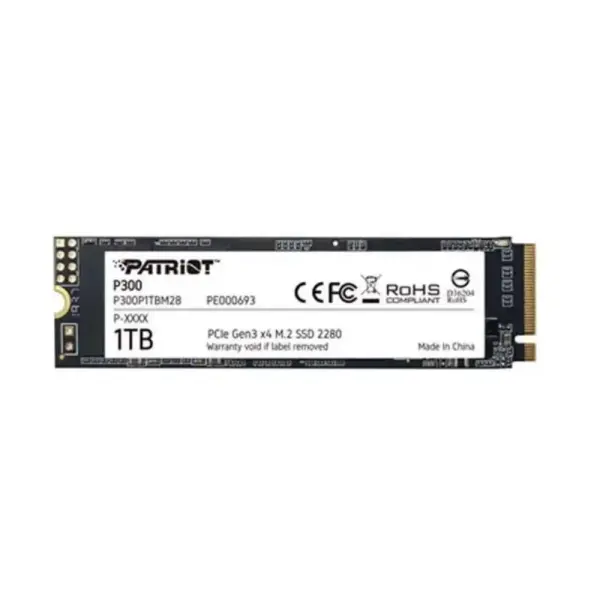 Ổ cứng SSD PATRIOT P300 1TB M.2 2280 NVME PCIE GEN3X4 P300P1TBM28