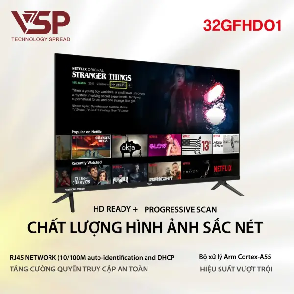 Smart Tivi VSP Vision Pro+ 32inch 32GFHD01