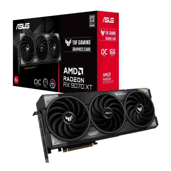 Card màn hình ASUS TUF Gaming Radeon RX 9070 XT OC Edition 16GB GDDR6 TUF-RX9070XT-O16G-GAMING