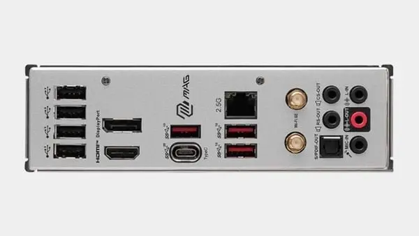 MSI MAG B760M MORTAR WIFI II phù hợp với nhiều cổng kết nối.